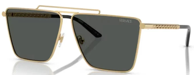 Versace 0VE2266 100287 Gold Sunglasses - Gold frame, Grey lens