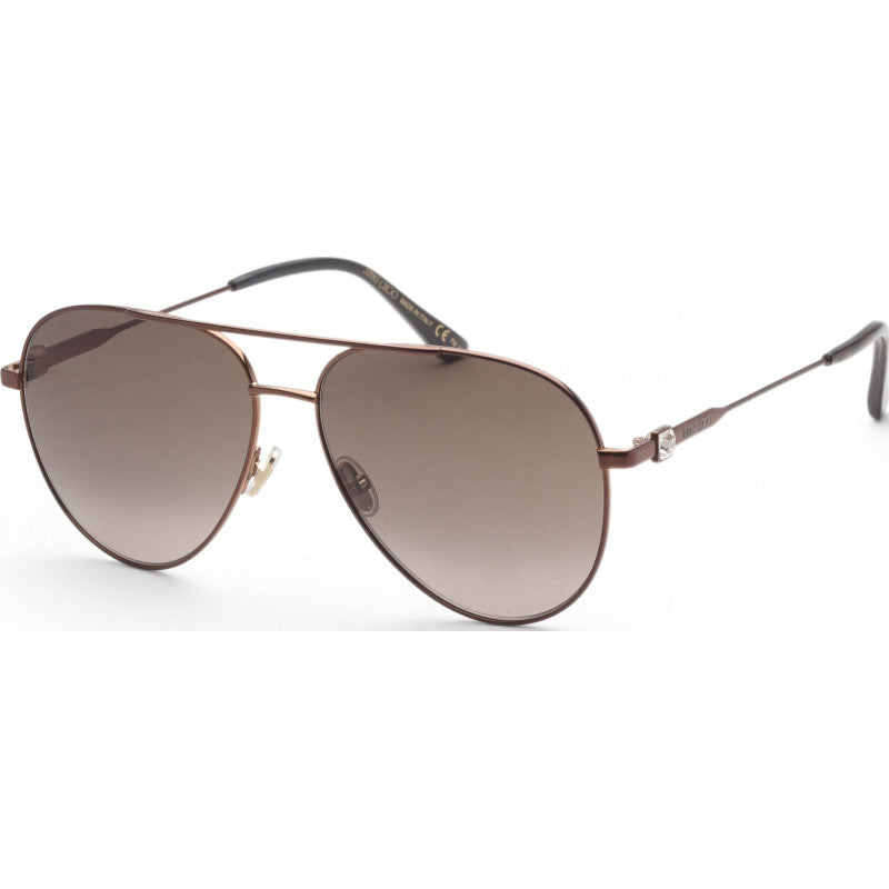 Jimmy Choo OLLY/S J7D BRONZE Brown Sunglasses - Brown / Tortoise frame, Brown Gradient Lens