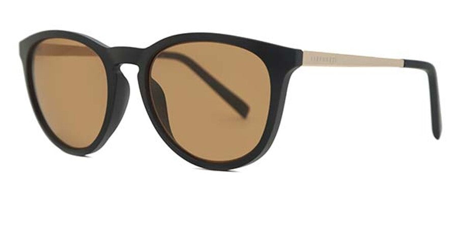 Serengeti SS556002 Black Sunglasses - Black frame, Brown lens