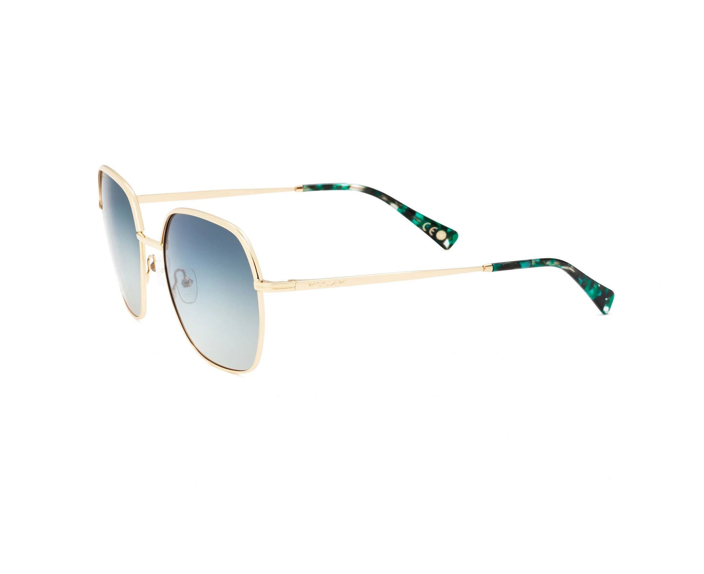 Polar MOD.GOLD 310 COL.02/G Sunglasses - Gold frame, Green lens