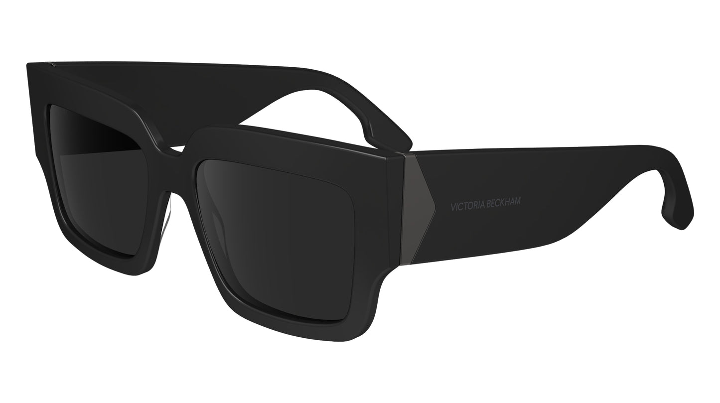 Victoria Beckham VB667S (001) Black Sunglasses - Black frame, Grey lens