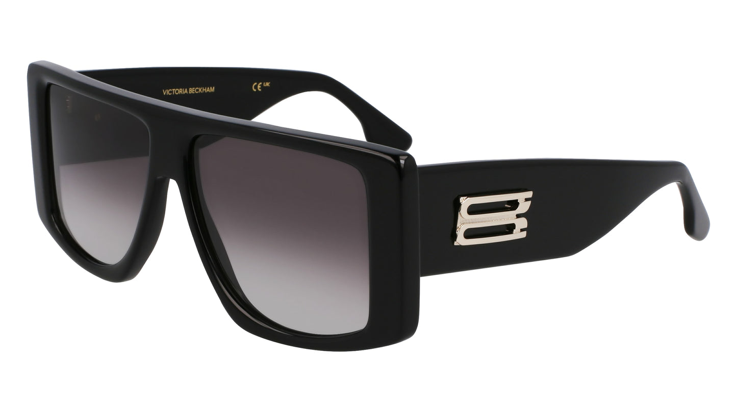 Victoria Beckham VB678S (001) Black Sunglasses - Black frame, Grey lens