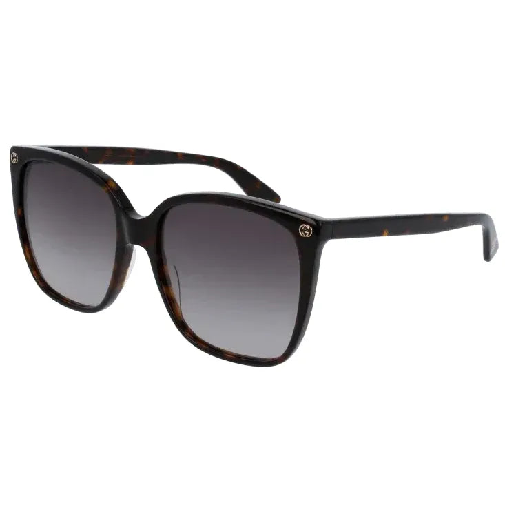Gucci GG0022S 003 Havana Sunglasses - Brown / Tortoise frame, Brown lens