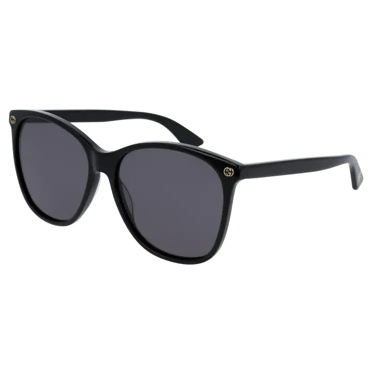 Gucci GG0024S 001 Black Sunglasses - Black frame, Grey lens