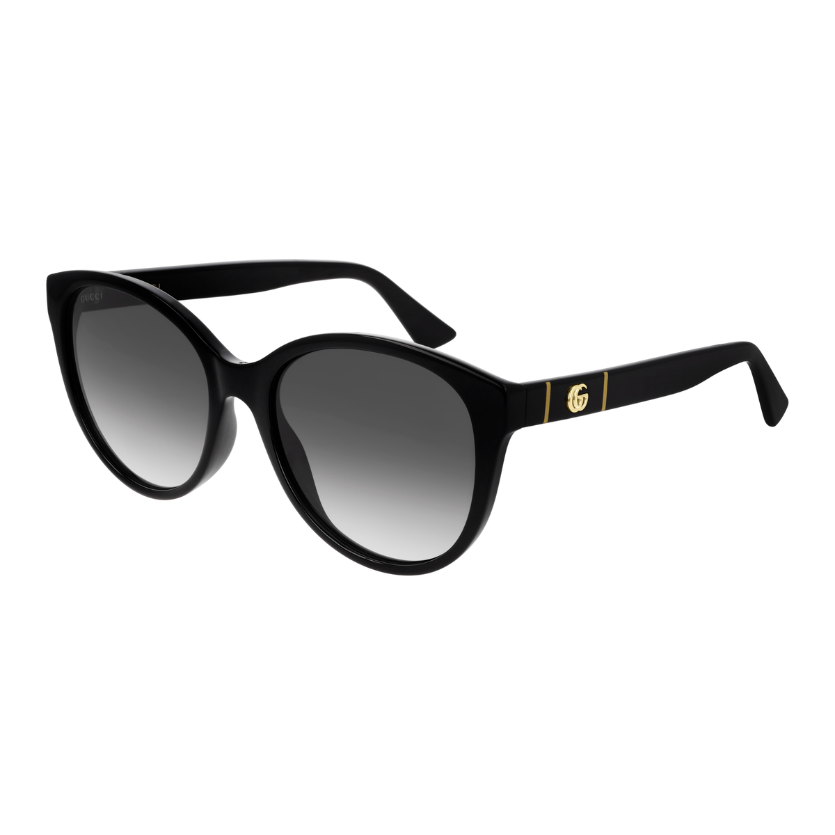Gucci GG0631S 001 Black Sunglasses - Black frame, Grey lens