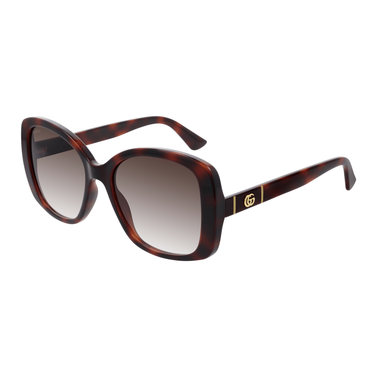 Gucci GG0762S 002 Havana Sunglasses - Brown / Tortoise frame, Brown lens