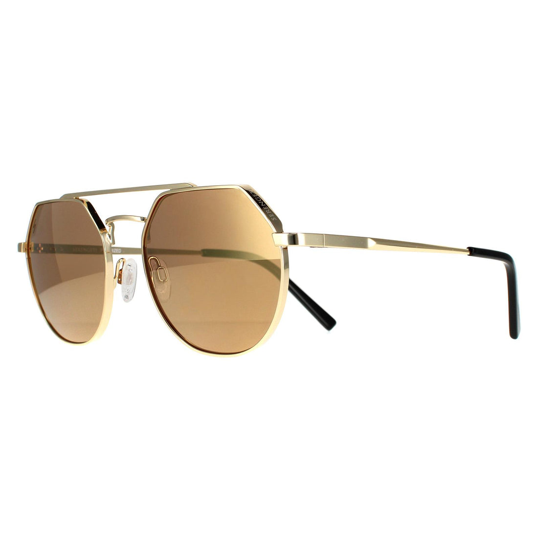 Serengeti SS533003 Shiny Light Gold Sunglasses - Gold frame, Gold lens