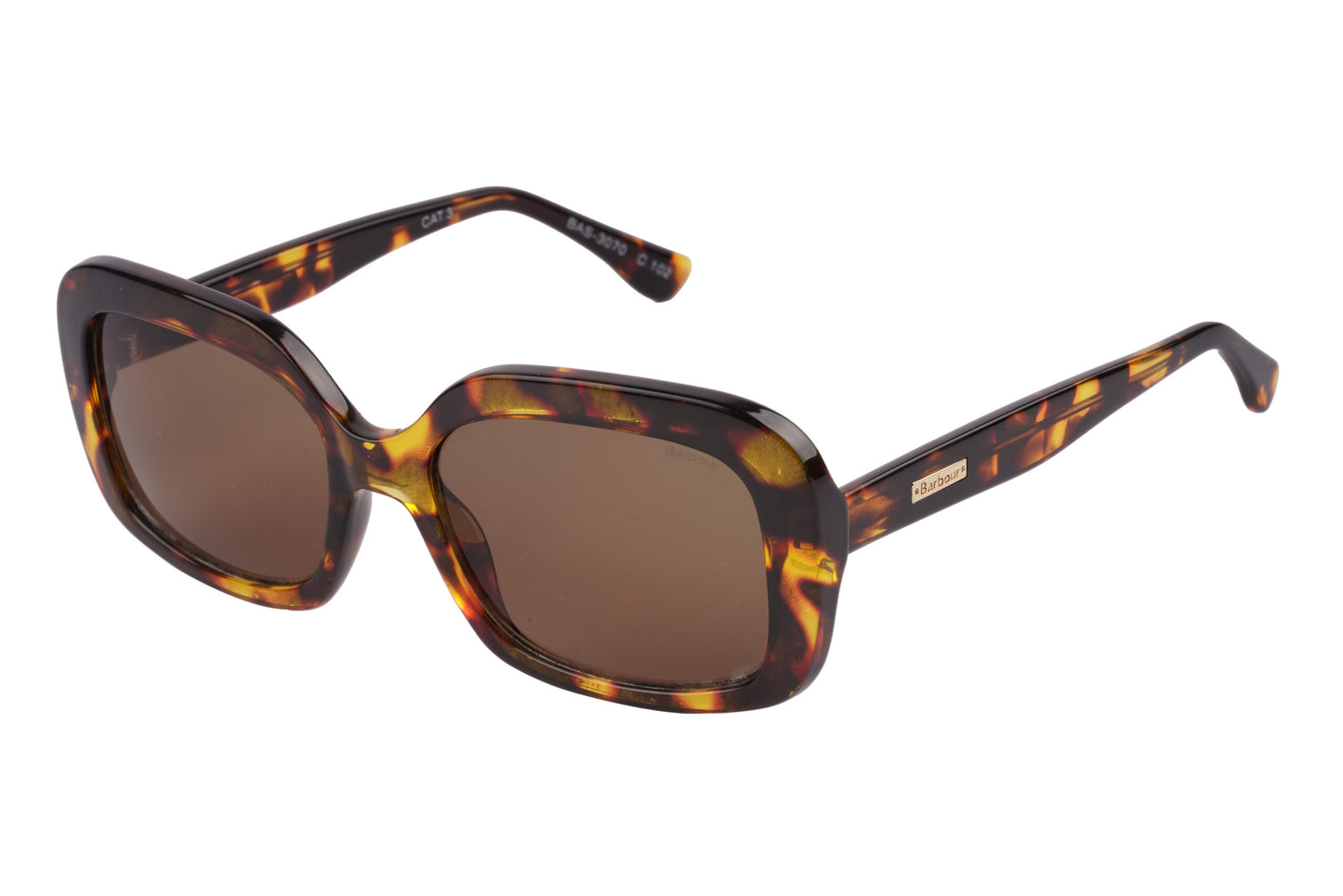Barbour BAS-3070-102 Havana Sunglasses - Brown / Tortoise frame, Brown lens
