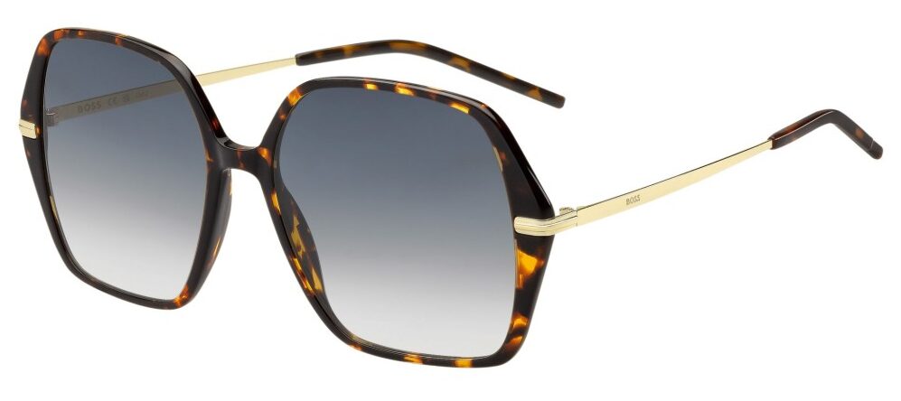 Hugo Boss BOSS 1660/S 2IK9O Gold Sunglasses - Gold frame, Grey lens