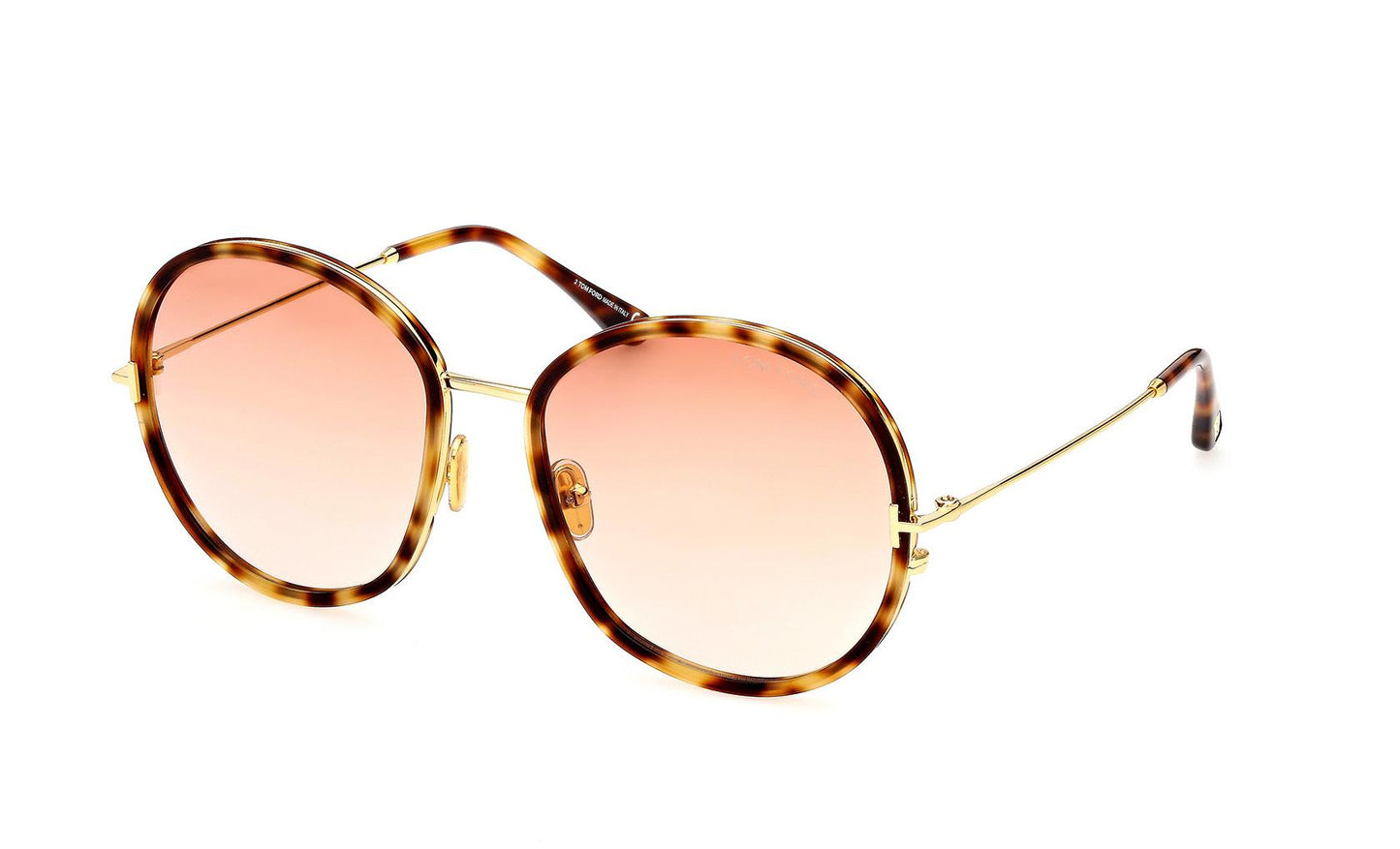 Tom Ford FT0946/S 53T Blonde Havana Sunglasses - Brown / Tortoise frame, Bordeaux lens