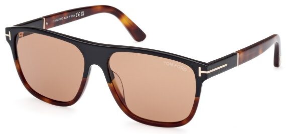 Tom Ford FT1081/S 05E Tortoise Shell Sunglasses - Brown / Tortoise frame, Brown lens