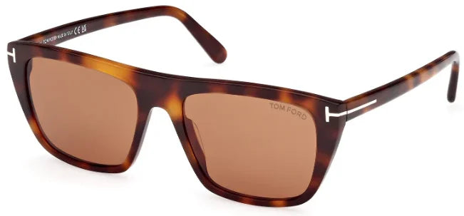 Tom Ford FT1175/S 53E Tortoise Shell Sunglasses - Brown / Tortoise frame, Brown lens