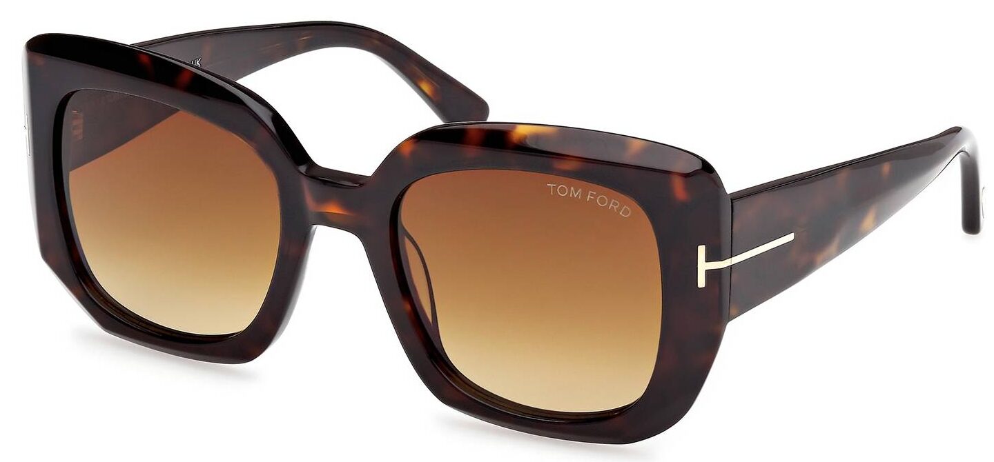Tom Ford FT1220/S 52F Tortoise Shell Sunglasses - Brown / Tortoise frame, Brown lens