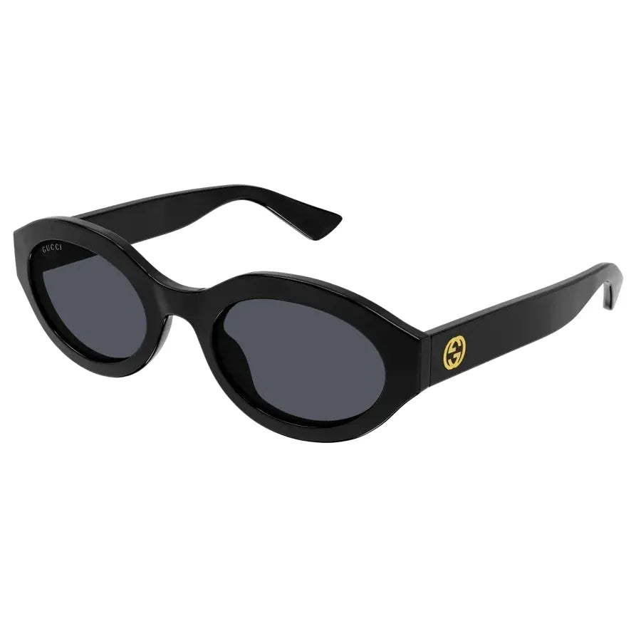 Gucci GG1579S 001 Black Sunglasses - Black frame, Black Lens