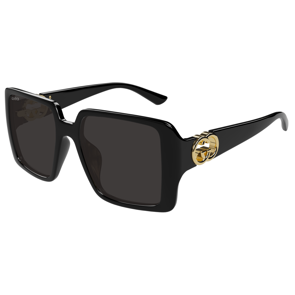 Gucci GG1692S 001 Black Sunglasses - Black frame, Black/Grey Lens
