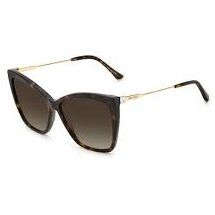 Jimmy Choo SEBA/S 086 HAVANA Sunglasses - Brown / Tortoise frame, Brown Lens