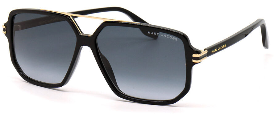 Marc Jacobs MARC 417/S 807 Black Sunglasses - Black frame, Black lens