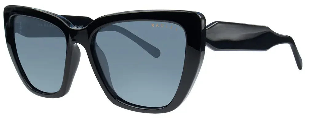 Radley 6501 104 Black Sunglasses - Black frame, Blue Lens