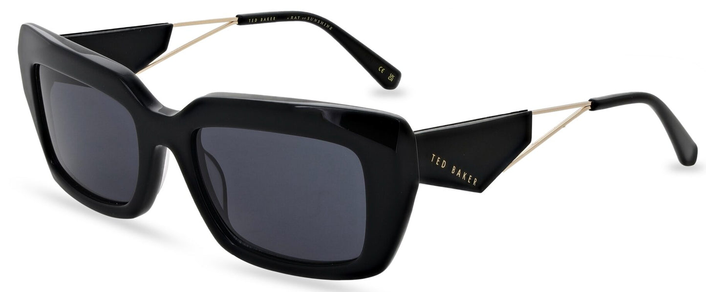 Ted Baker TB1699 001 Black Sunglasses - Black frame, Black Lens