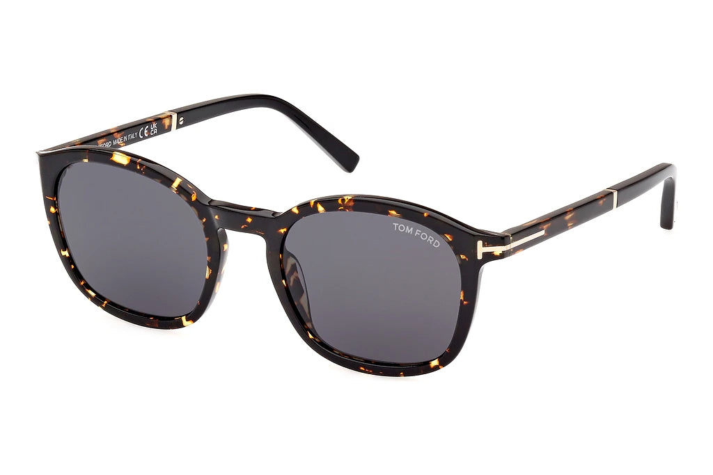 Tom Ford FT1020/S 52A Dark Havana Sunglasses - Brown / Tortoise frame, Grey lens