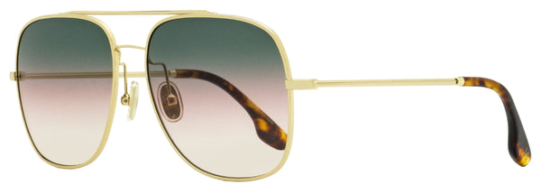 Victoria Beckham VB215S (756) Gold Sunglasses - Gold frame, Grey lens