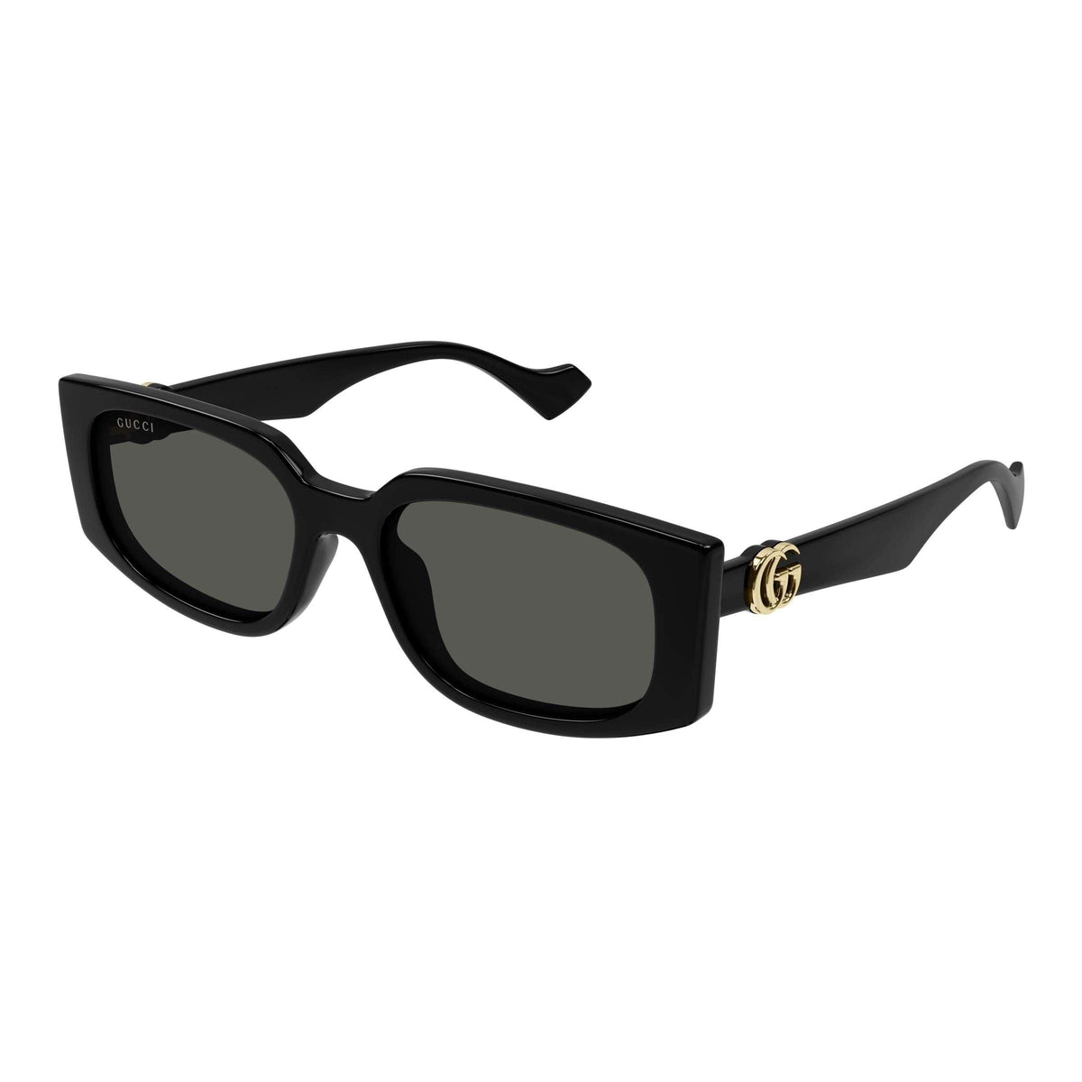 Gucci GG1534S 001 Black Sunglasses - Black frame, Grey lens