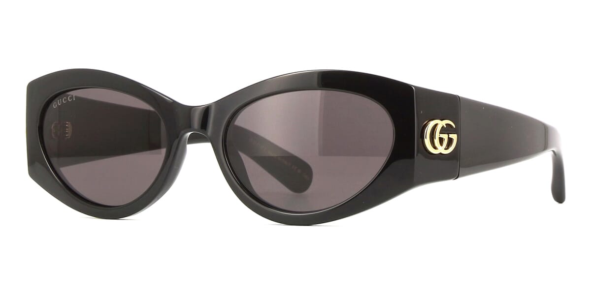 Gucci GG1401S 001 Black Sunglasses - Black frame, Grey lens