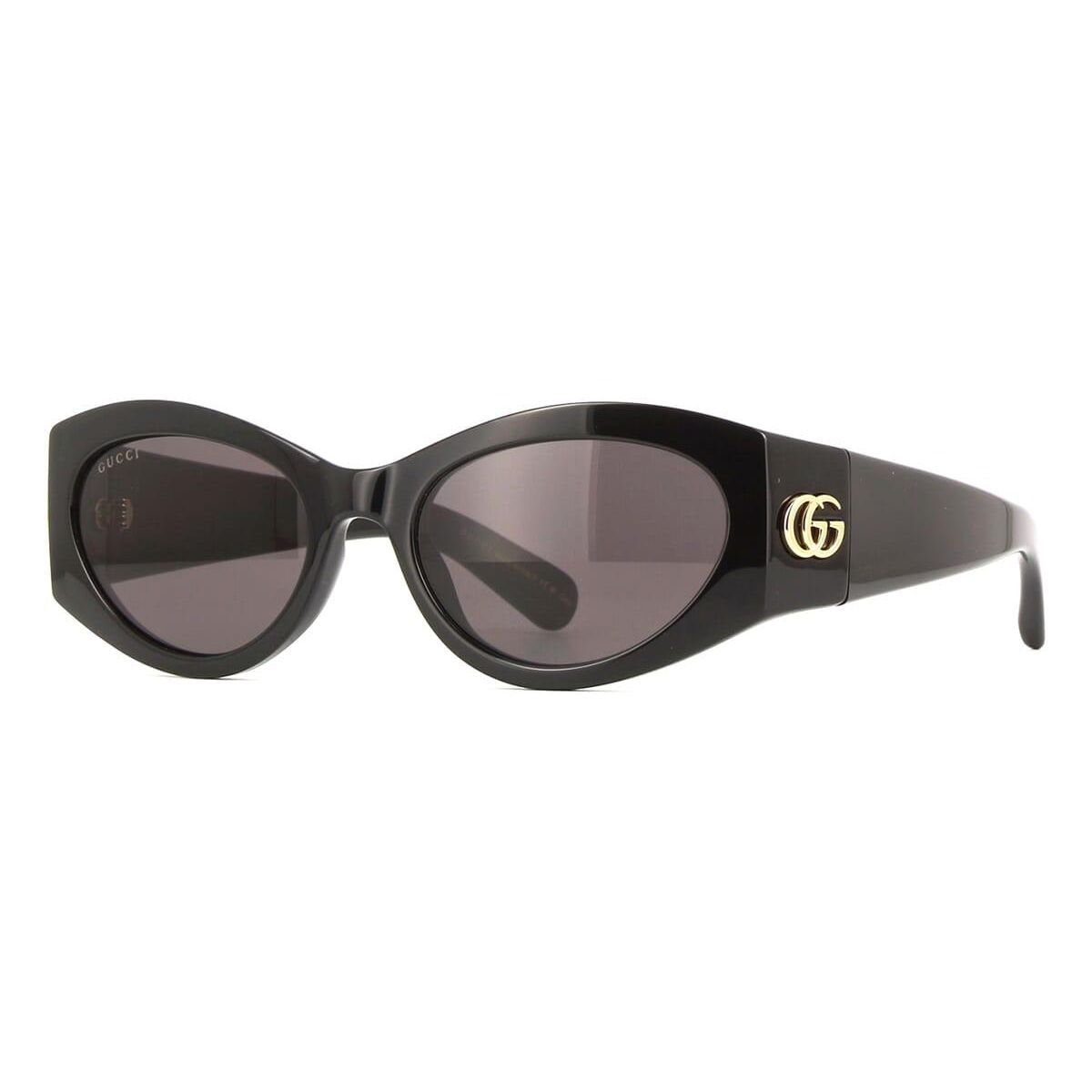 Gucci GG1401S 001 Black Sunglasses - Black frame, Grey lens