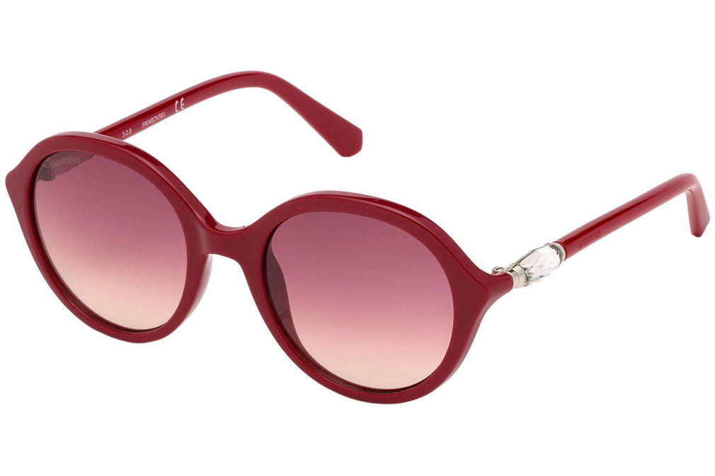Swarovski SK0228/S 69T Shiny Bordeaux Sunglasses - Red / Burgundy frame, Bordeaux Gradient lens