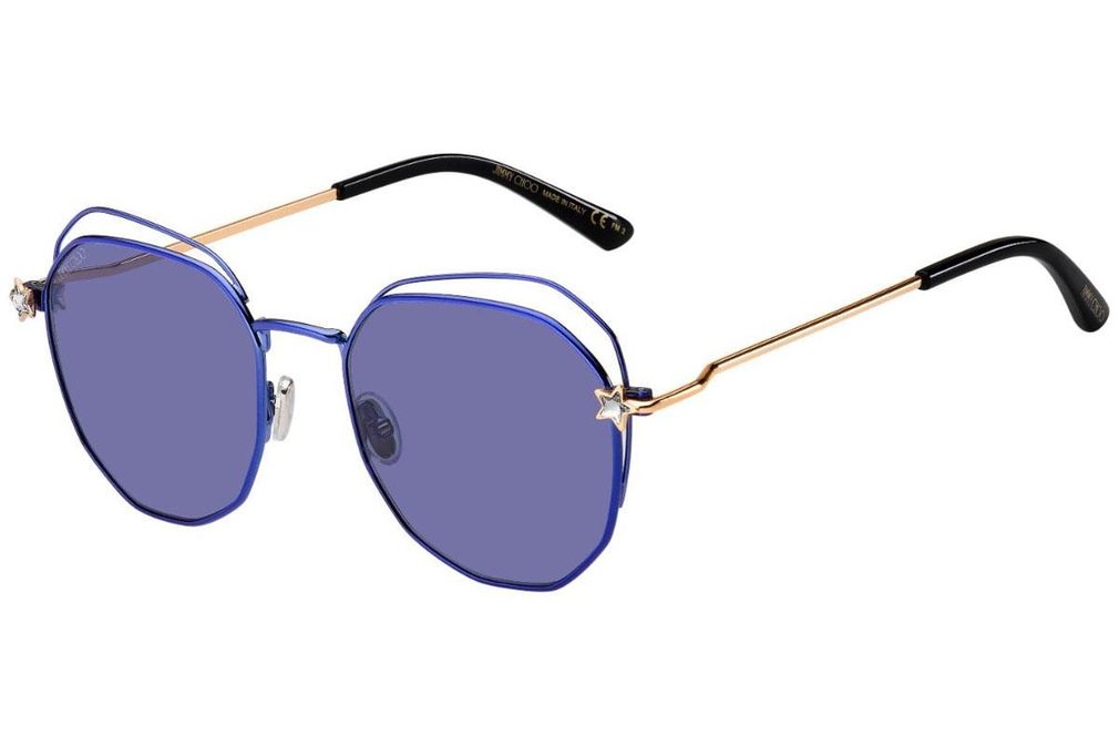 Jimmy Choo FRANNY/S B3V VIOLET Purple Sunglasses - Purple frame, Purple lens