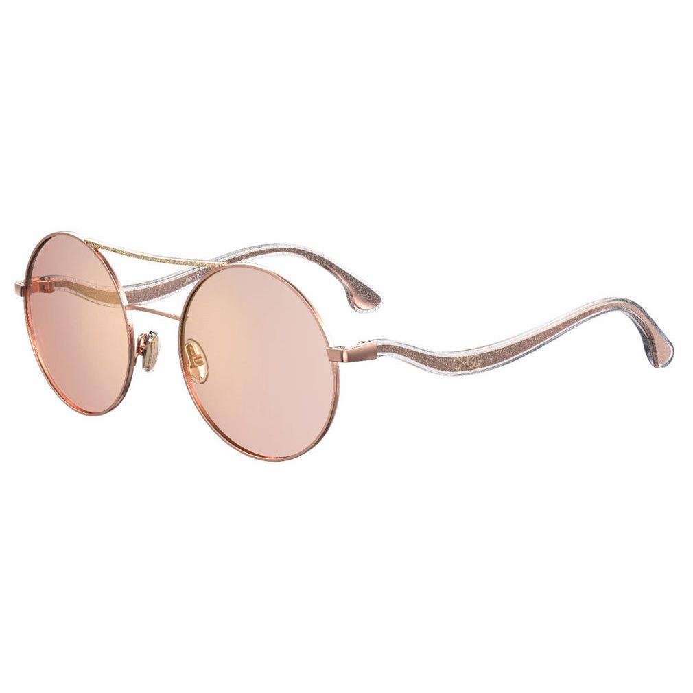 Jimmy Choo MAELLE/S DDB GOLD Gold Copper Sunglasses - Bronze / Copper frame, Gold Mirror lens