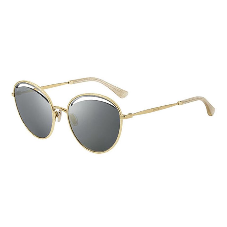Jimmy Choo MALYA/S J5G GOLD Sunglasses - Gold frame, Grey Gradient Mirror lens