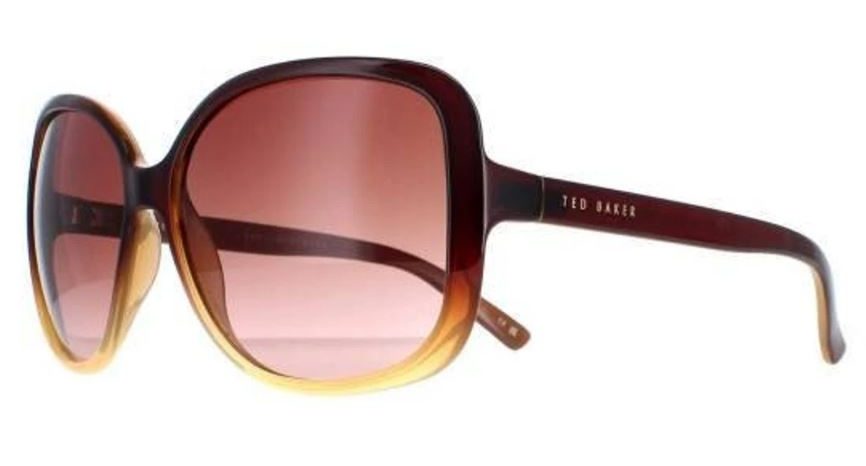 Ted Baker TB1312 142 60 Shaded Brown Sunglasses - Brown / Tortoise frame, Brown lens
