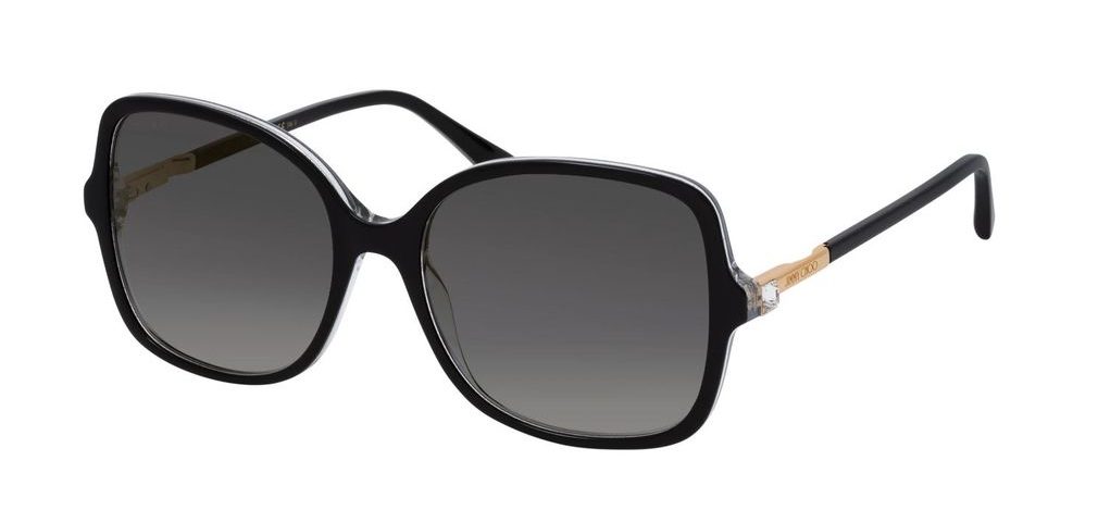 Jimmy Choo JUDY/S 807 BLACK_x000D_ Sunglasses - Black frame, Grey Gradient Mirror lens
