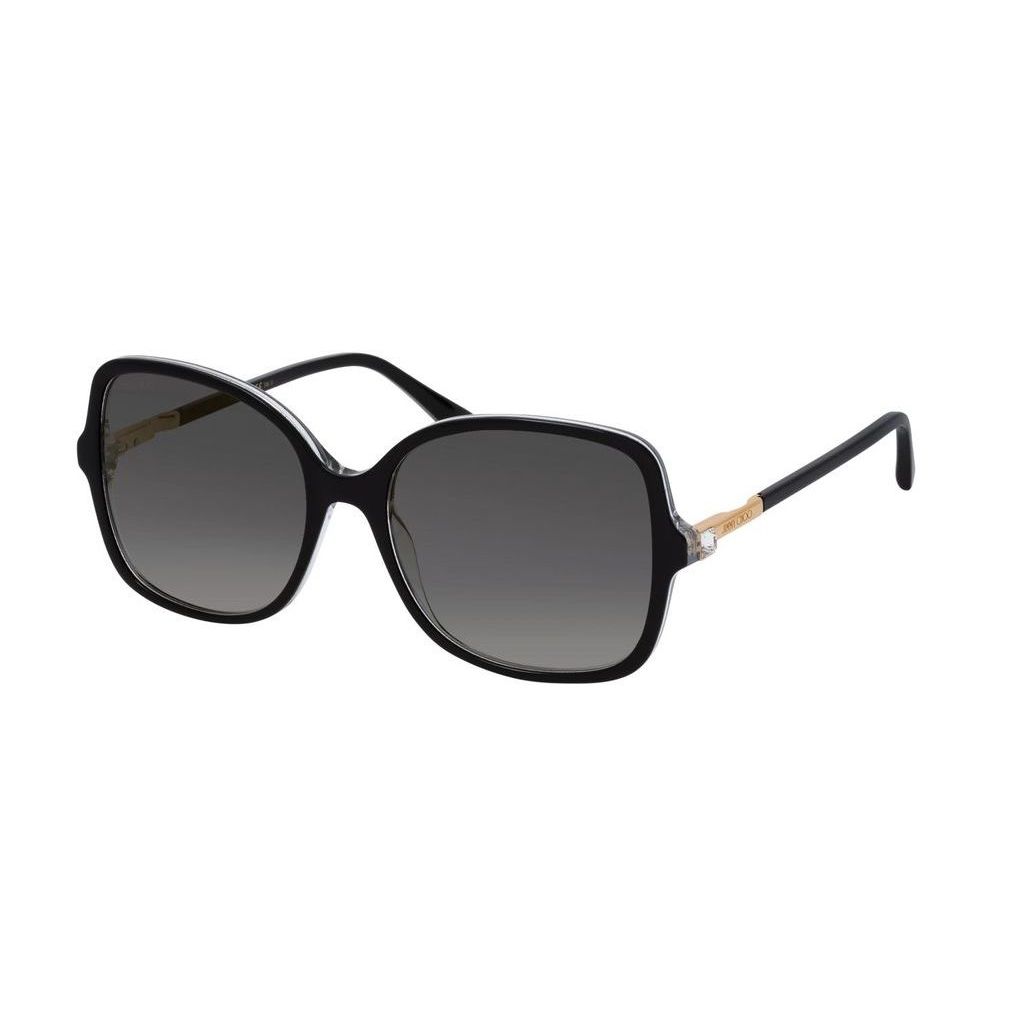 Jimmy Choo JUDY/S 807 BLACK_x000D_ Sunglasses - Black frame, Grey Gradient Mirror lens
