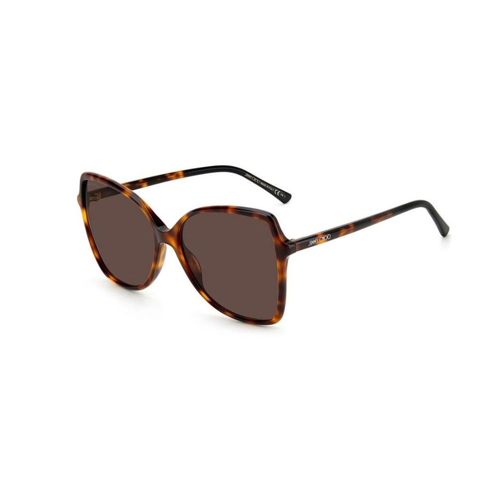 Jimmy Choo FEDE/S 086 HAVANA Sunglasses - Brown / Tortoise frame, Brown lens