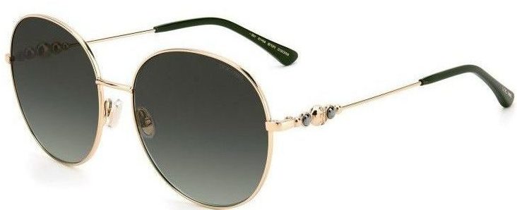 Jimmy Choo BRIDIE/S PEF60IB Rose Gold Sunglasses - Pink / Rose frame, Brown Gradient lens