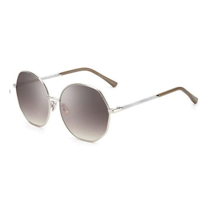 Jimmy Choo CORAL/G/SK RHL61FQ Gold Sunglasses - Gold frame, Grey Gradient Mirror lens