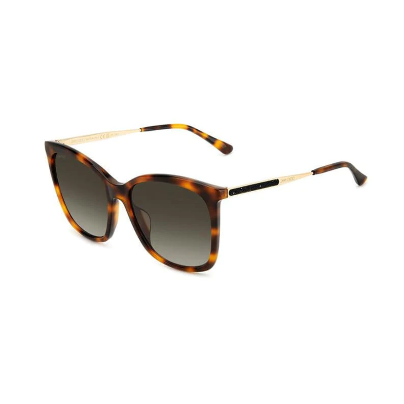 Jimmy Choo NEREA/G/S 05L57HA Havana Sunglasses - Brown / Tortoise frame, Brown Gradient lens
