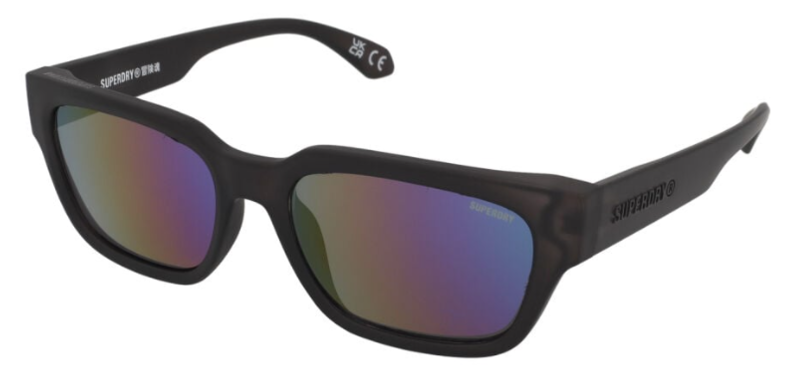 Superdry SDS-5004-108 Black Sunglasses - Black frame, Purple lens