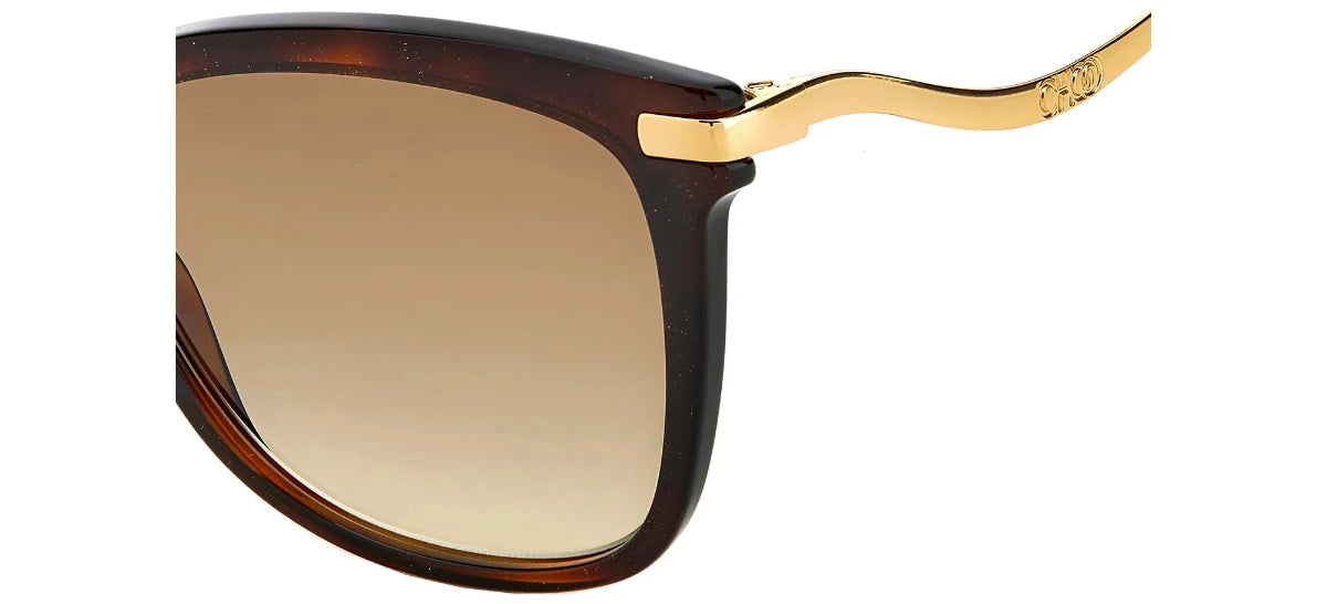 Jimmy Choo STEFF/S 02V GLITTER Havana Glitter Sunglasses