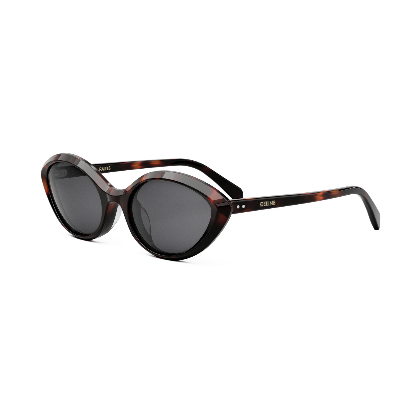 Celine CL40264U 5752A Havana Sunglasses - Brown / Tortoise frame, Grey lens