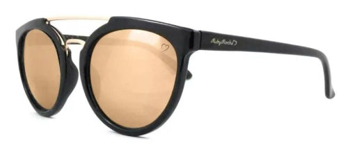 Ruby Rocks RR15-2 Trendy Top Bar Black Sunglasses
