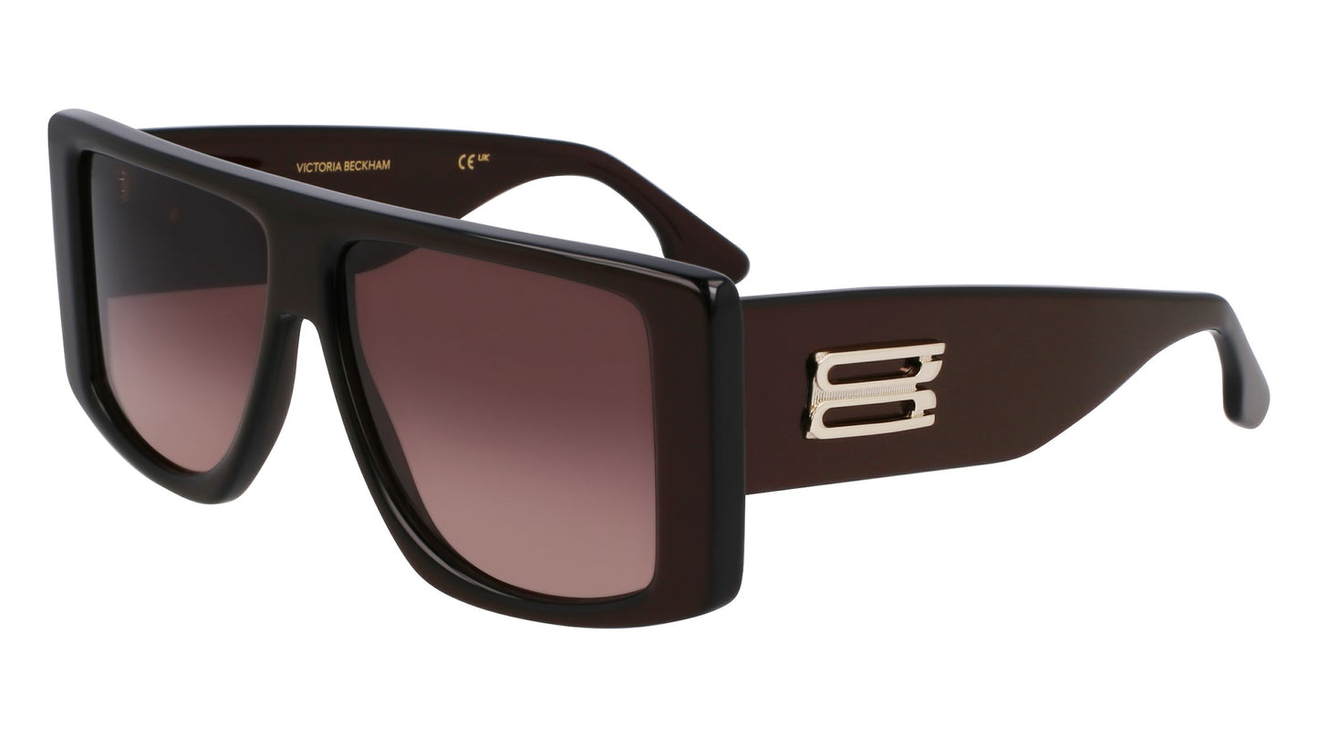 Victoria Beckham VB678S (605) Burgundy Sunglasses - Brown frame, Brown lens