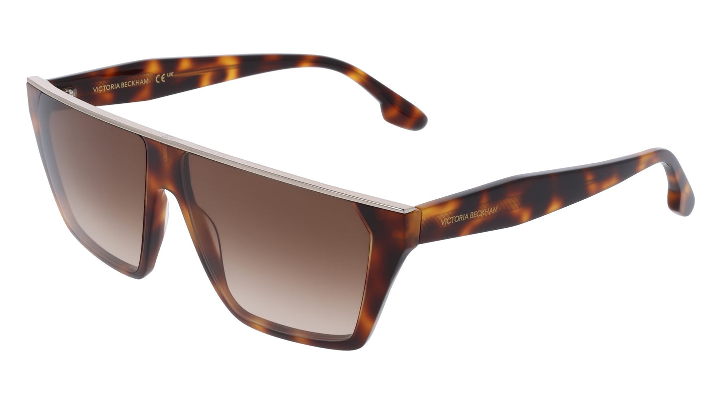 Victoria Beckham VB683S (215) Havana Sunglasses - Brown frame, Brown lens