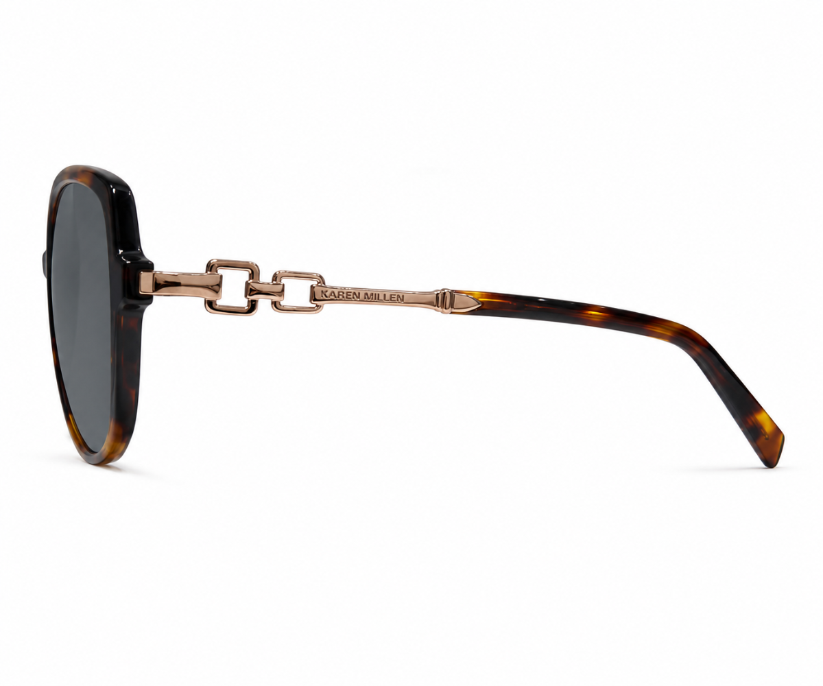 Karen Millen KM5065 134 Dark Tortoise Sunglasses