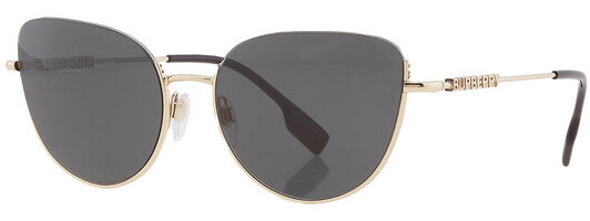 Burberry 0BE3144 110987 Gold Sunglasses - Gold frame, Black lens