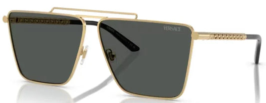 Versace 0VE2266 100287 Gold Sunglasses - Gold frame, Grey lens