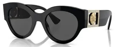 Versace 0VE4477U GB1/87 Black Sunglasses - Black frame, Grey lens