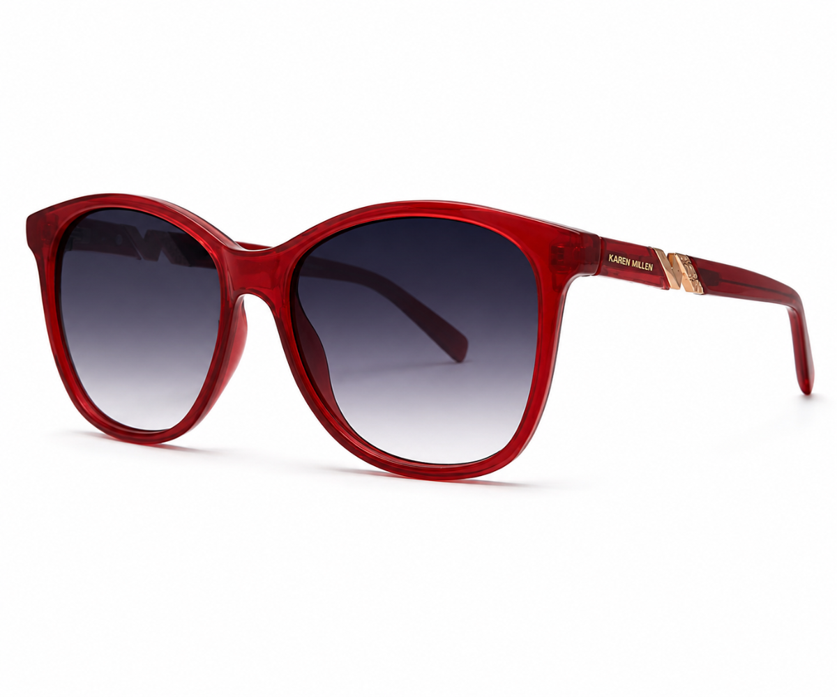 Karen Millen KM5057 200 Milky Wine Sunglasses